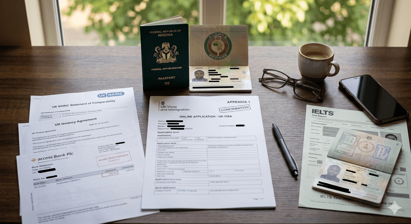 Documents required for UK university application