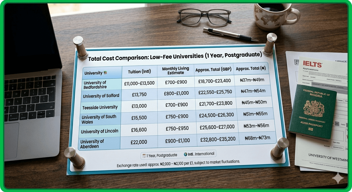 Cheapest UK Universities With Instalment Payment Plans for Nigerian Students (2026)